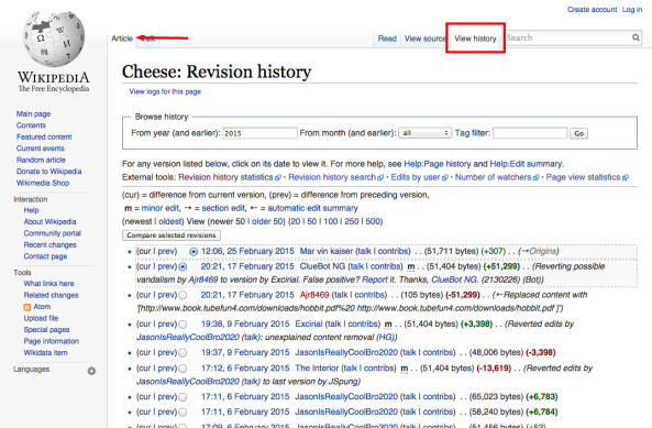 Cheese  Revision history   Wikipedia  the free encyclopedia